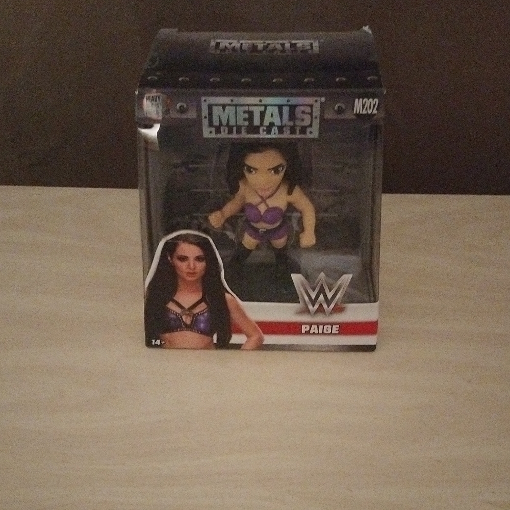 WWE Metals Die Cast Paige Figure - Black and Purple